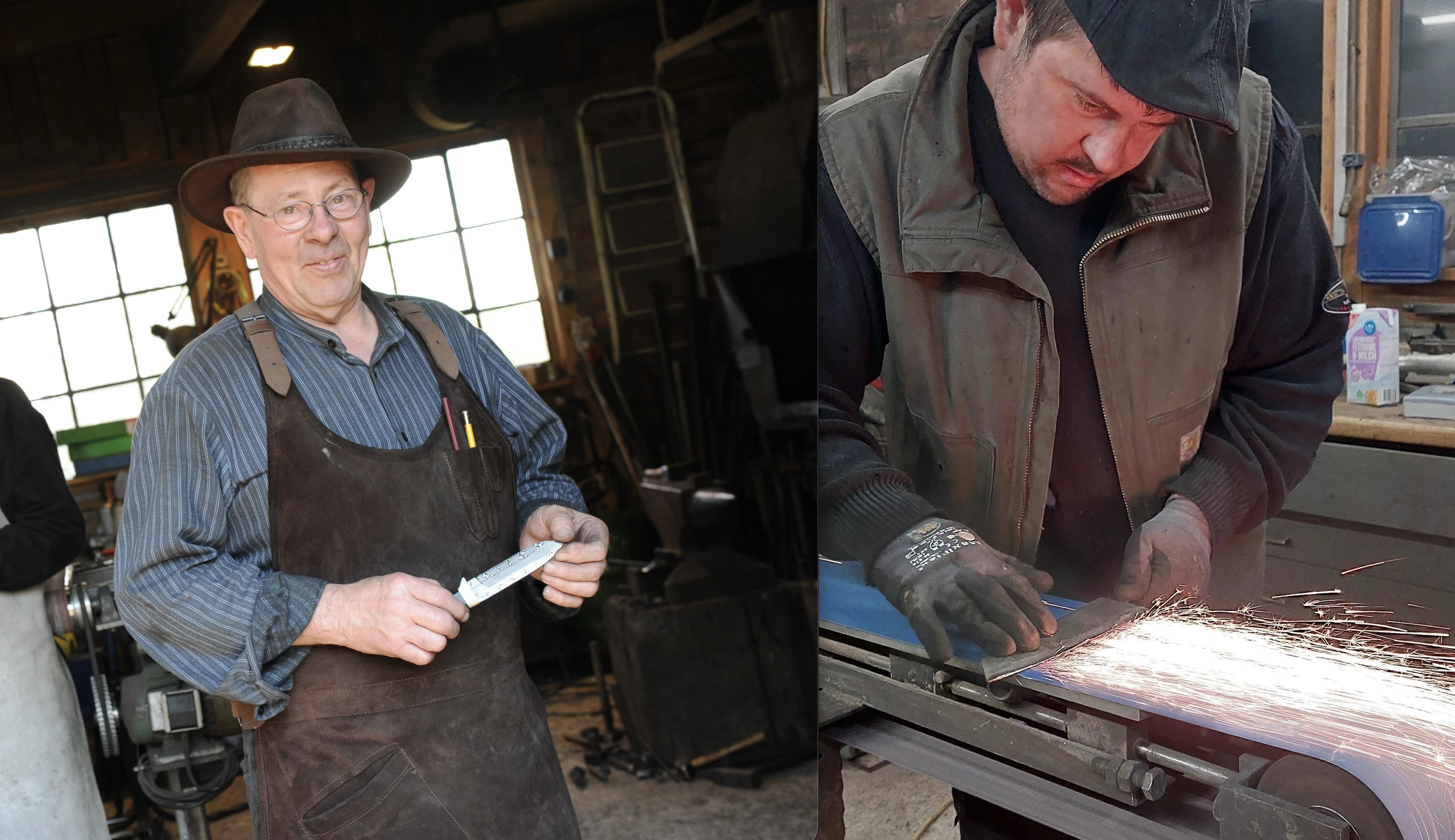 Die traditionelle Messerschmiede